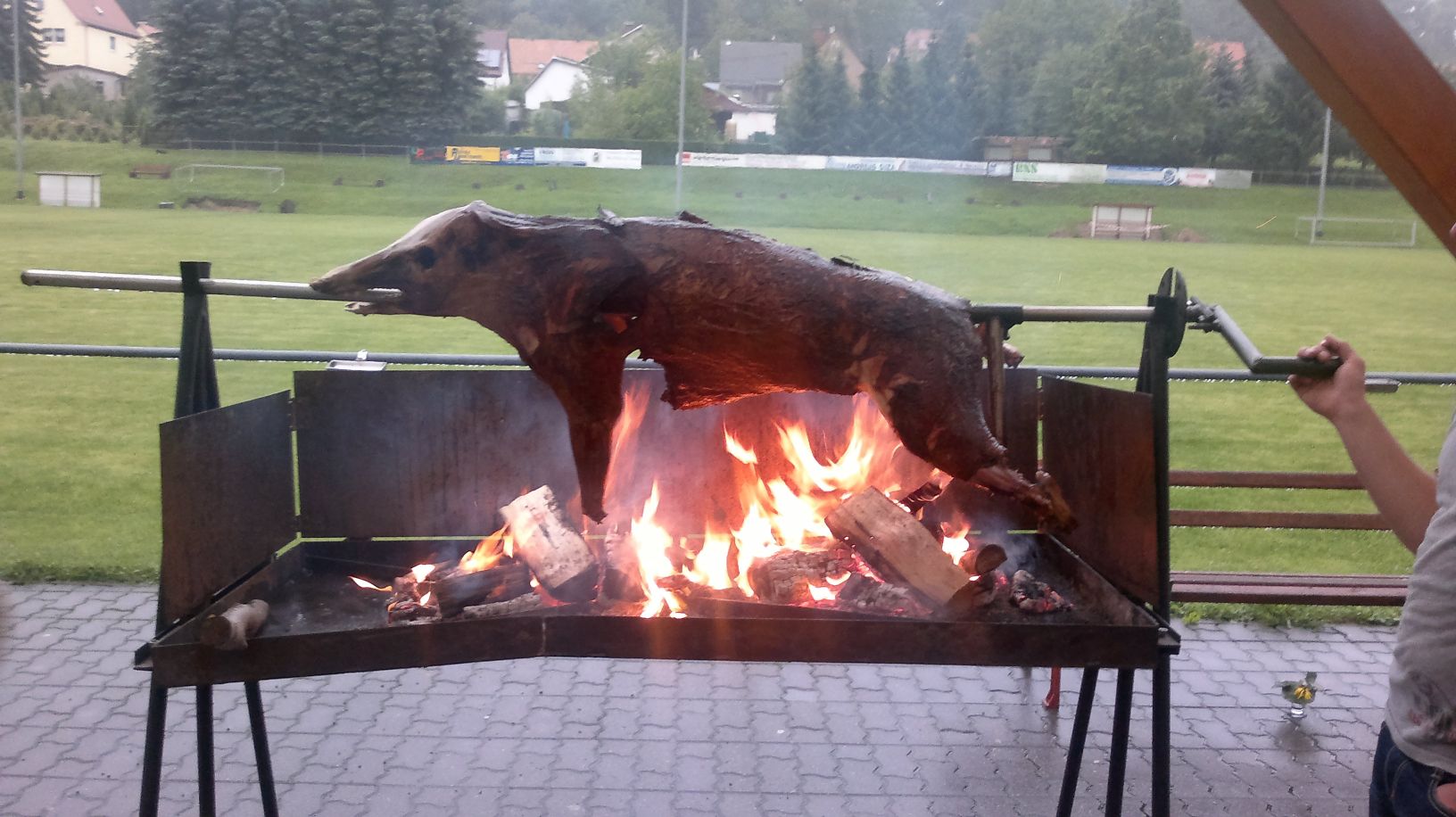 Wildschwein-grill